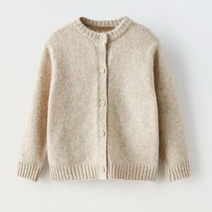 NWT Zara baby soft touch knit button up cardigan